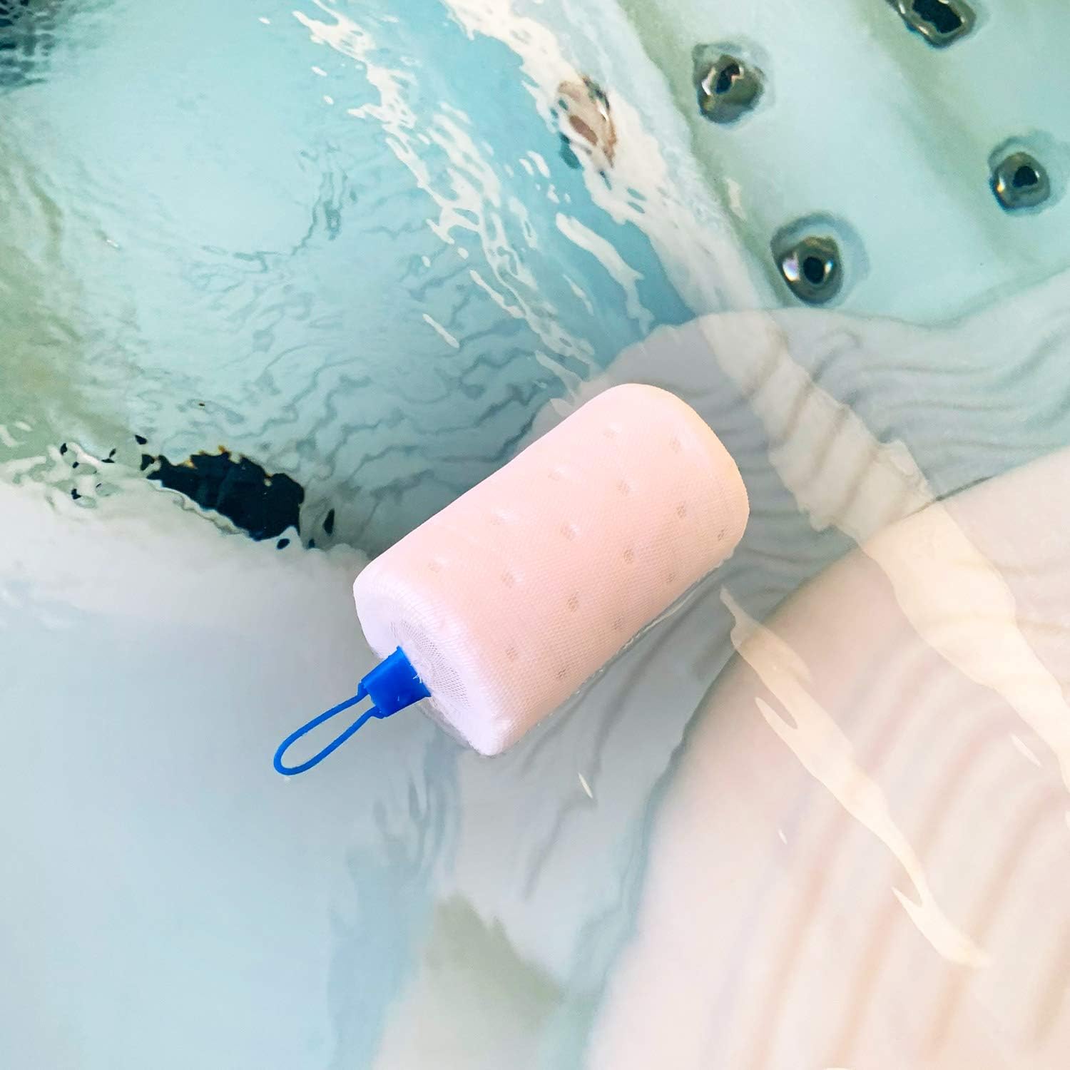 ZorbO Absorbedor de espuma de aceite para bañera de hidromasaje y piscina para agua naturalmente más limpia, paquete de 2