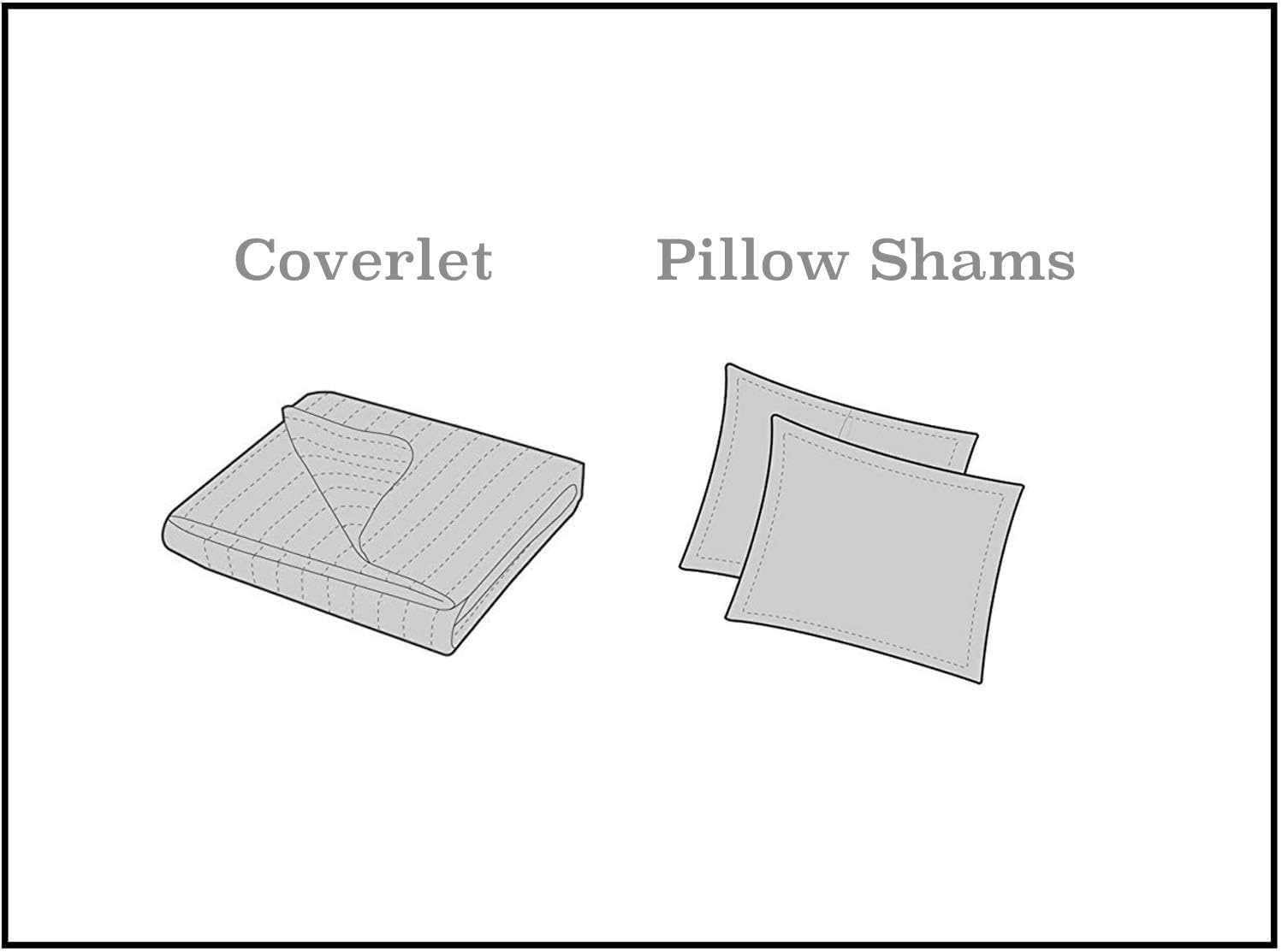 Juego de colcha sólida en relieve con patrón geométrico de diamante diagonal sin costuras – Jennifer (blanco, KingCal-King)