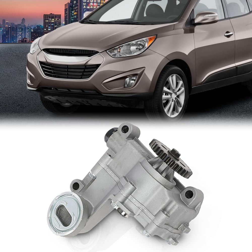 G-PLUS Bomba de aceite de motor compatible con Kia Forte Koup 2010-2013Hyundai Tucson 2011-2013Kia Forte5 2010-2013 Kia Forte 2.0L 1998CC 122CU. IN.
