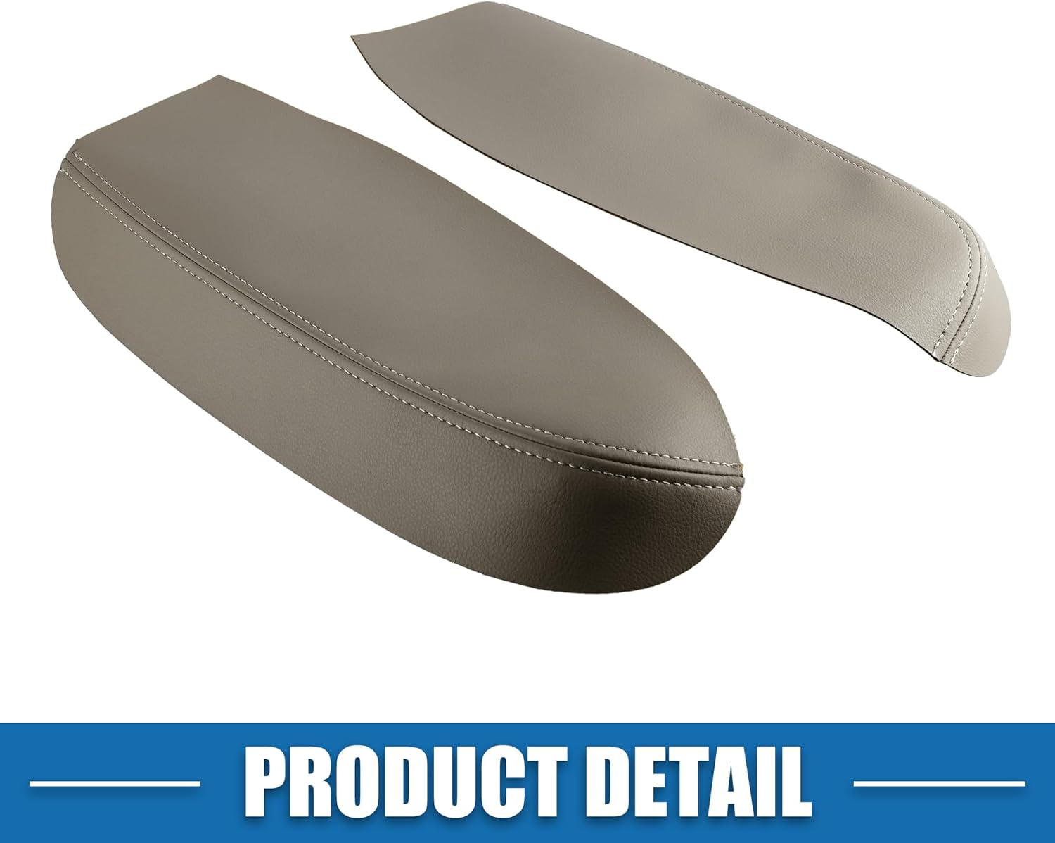 Panel de la puerta delantera del coche reposabrazos cubierta interior puerta trims para Acura RDX 2007-2012 gris 1 par