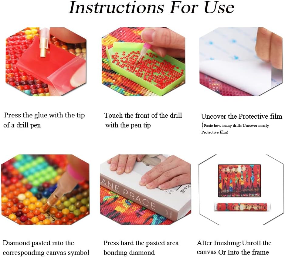 Kits de pintura de diamantes de Navidad para adultos, kits de arte de diamantes para niños, principiantes, bricolaje 5D, diamantes de imitación de