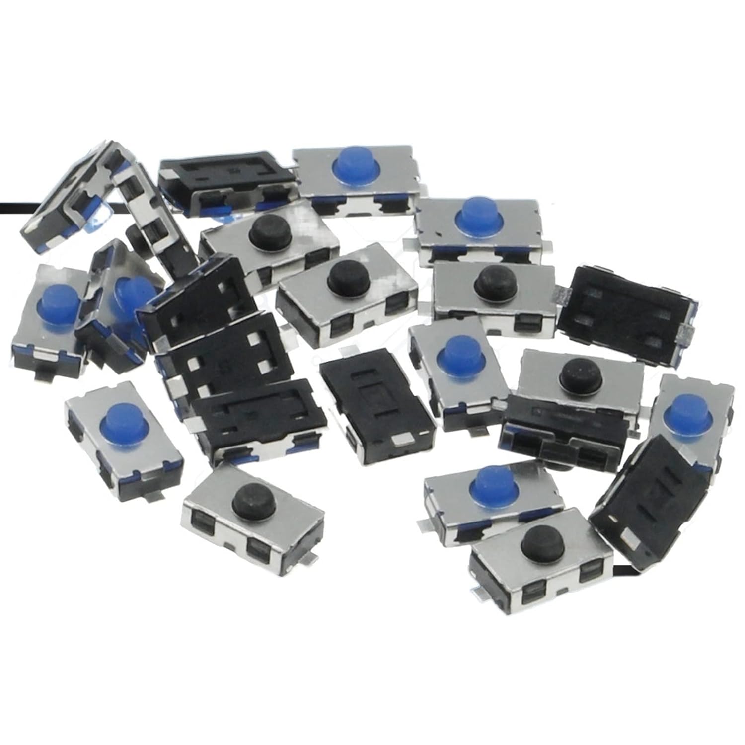 Interruptor normalmente cerradoabierto, 4 x 6, 3 x 6, SMD, botón de tecla de pegamento flexible, 3 x 6 x 2.5, interruptor táctil micro 0.118 x 0.236