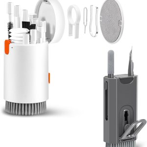 walrfid – Kit limpiador de pantalla para teléfono portátil, cepillo para teclado de computadora portátil, espray de limpieza para iPhone, AirPods, walrfid – Kit limpiador de pantalla para teléfono portátil, cepillo para teclado de computadora portátil, espray de limpieza para iPhone, AirPods,
