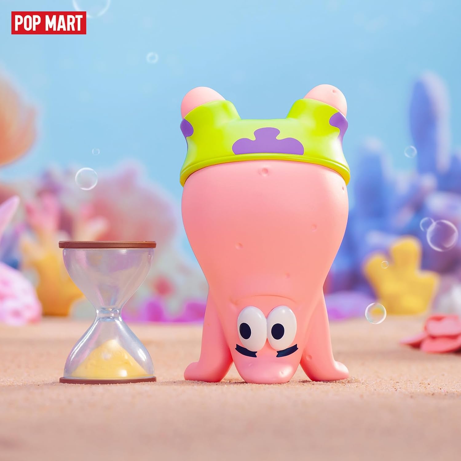 POP MART Bob Esponja – Figuras de caja ciega de transiciones de vida, caja de diseño aleatorio, juguetes para decoración moderna del hogar, juego de