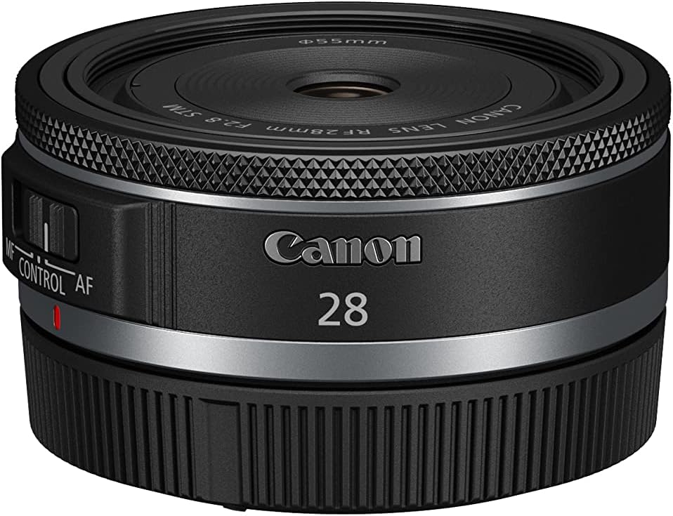 Canon Lente RF28mm F2.8 STM, montaje RF, gran angular, para cámaras de fotograma completo