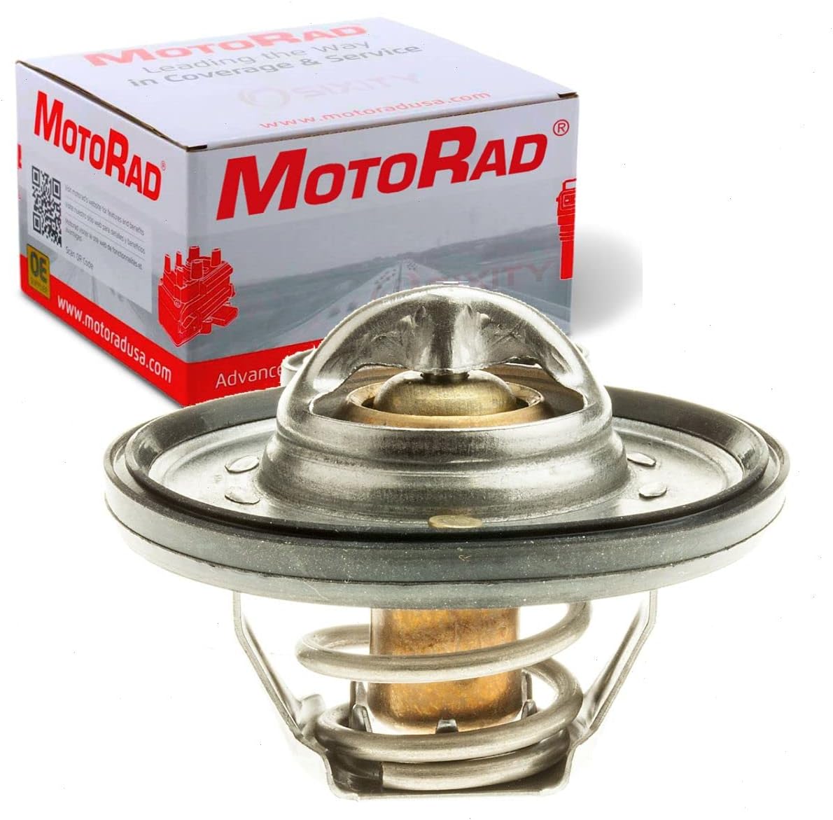 MotoRad – Termostato de refrigerante de motor compatible con Dodge Charger 2006-2010