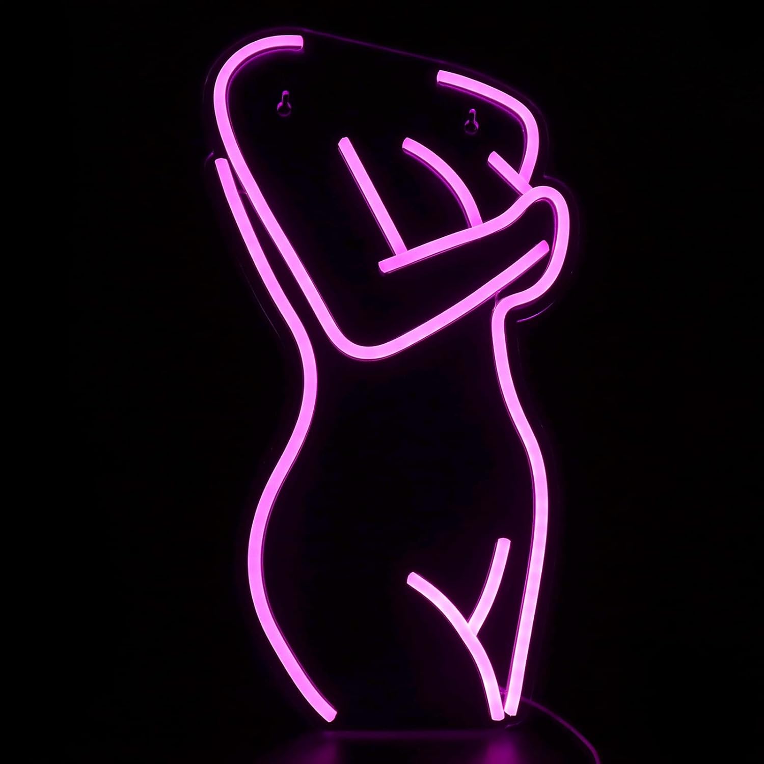 Diydeg Letrero de neón con texto en inglés “Sexy Lady”, letrero de pared para niñas, luces LED, USB, arte de neón, lindas lámparas de neón para el