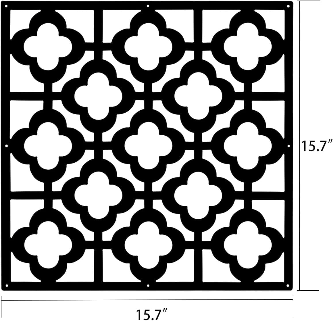 Kernorv Divisor de habitación colgante hecho de PVC ecológico, 24 piezas de paneles de pantalla para decorar dormitorio, comedor, estudio y sala de