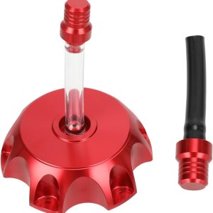GREHUA Tapa de tanque de combustible de aluminio CNC rojo con válvula de ventilación para SSR 125 Taotao DB10 DB14 SDG107 Probike 50cc 90cc 110cc GREHUA Tapa de tanque de combustible de aluminio CNC rojo con válvula de ventilación para SSR 125 Taotao DB10 DB14 SDG107 Probike 50cc 90cc 110cc