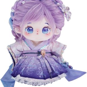 CALEMBOU Muñeca de felpa de 7.9 in, bonita muñeca de algodón en blanco sin ropa, muñeca de peluche suave, regalo coleccionable (Ali-WOClothes) CALEMBOU Muñeca de felpa de 7.9 in, bonita muñeca de algodón en blanco sin ropa, muñeca de peluche suave, regalo coleccionable (Ali-WOClothes)