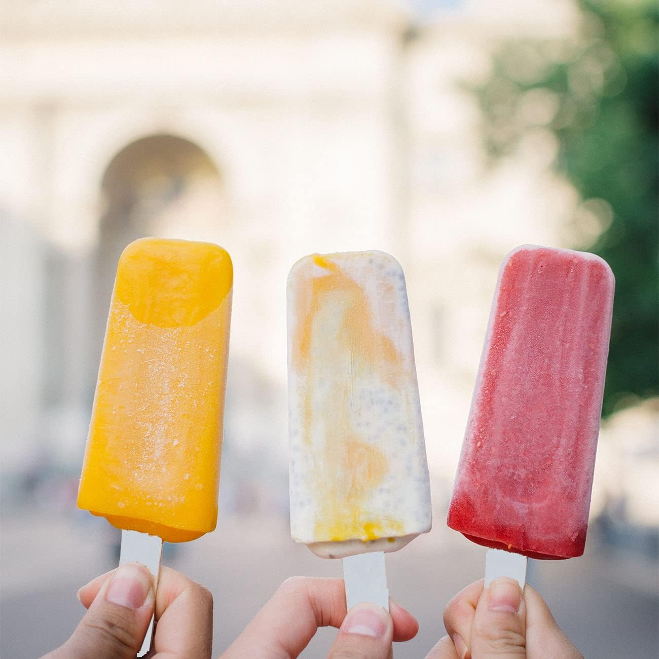 50 palitos acrílicos de 4.5 pulgadas, palitos de helado de espejo, palitos de helado para dulces, helados, manualidades, 50 unidades