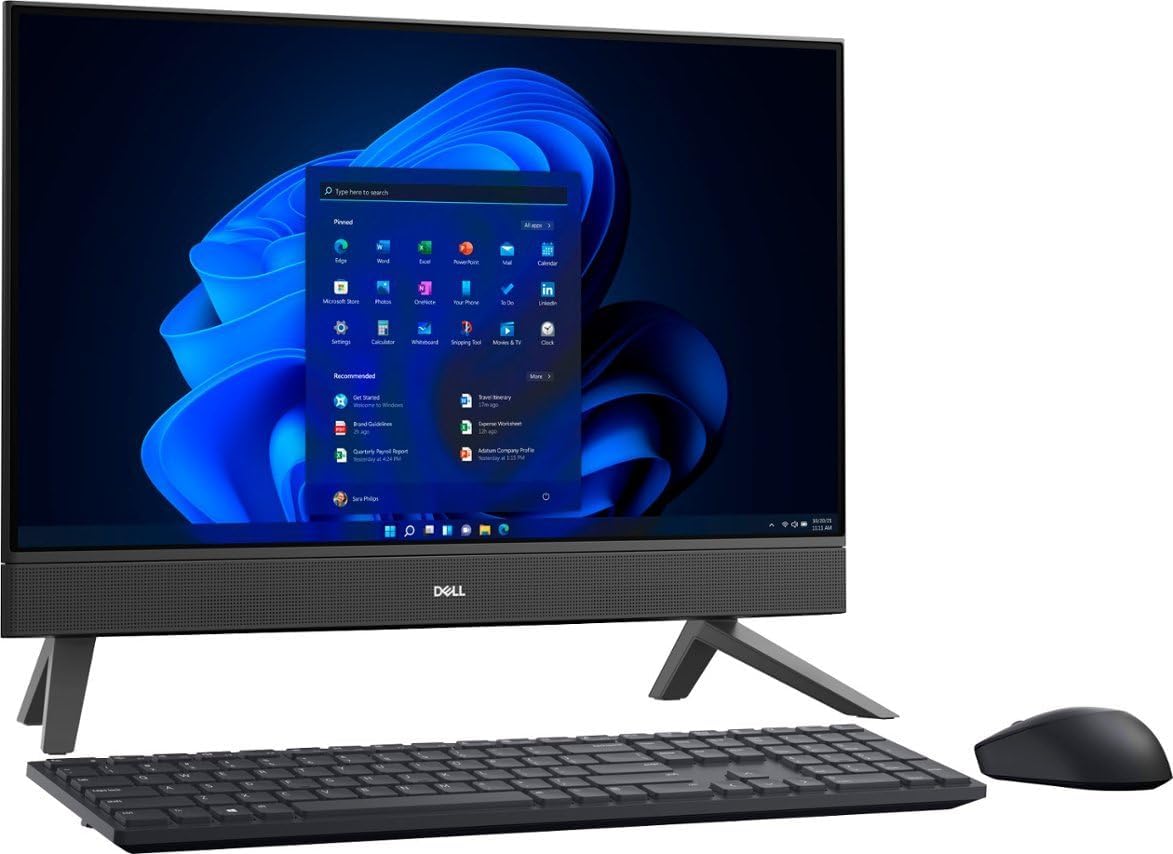 Dell Inspiron 5415 todo en uno – Pantalla táctil FHD de 23.8 pulgadas (1920 x 1080), AMD Ryzen 5 7530U (hasta 4.5 GHz), 16 GB DDR4 RAM, 512 GB SSD,