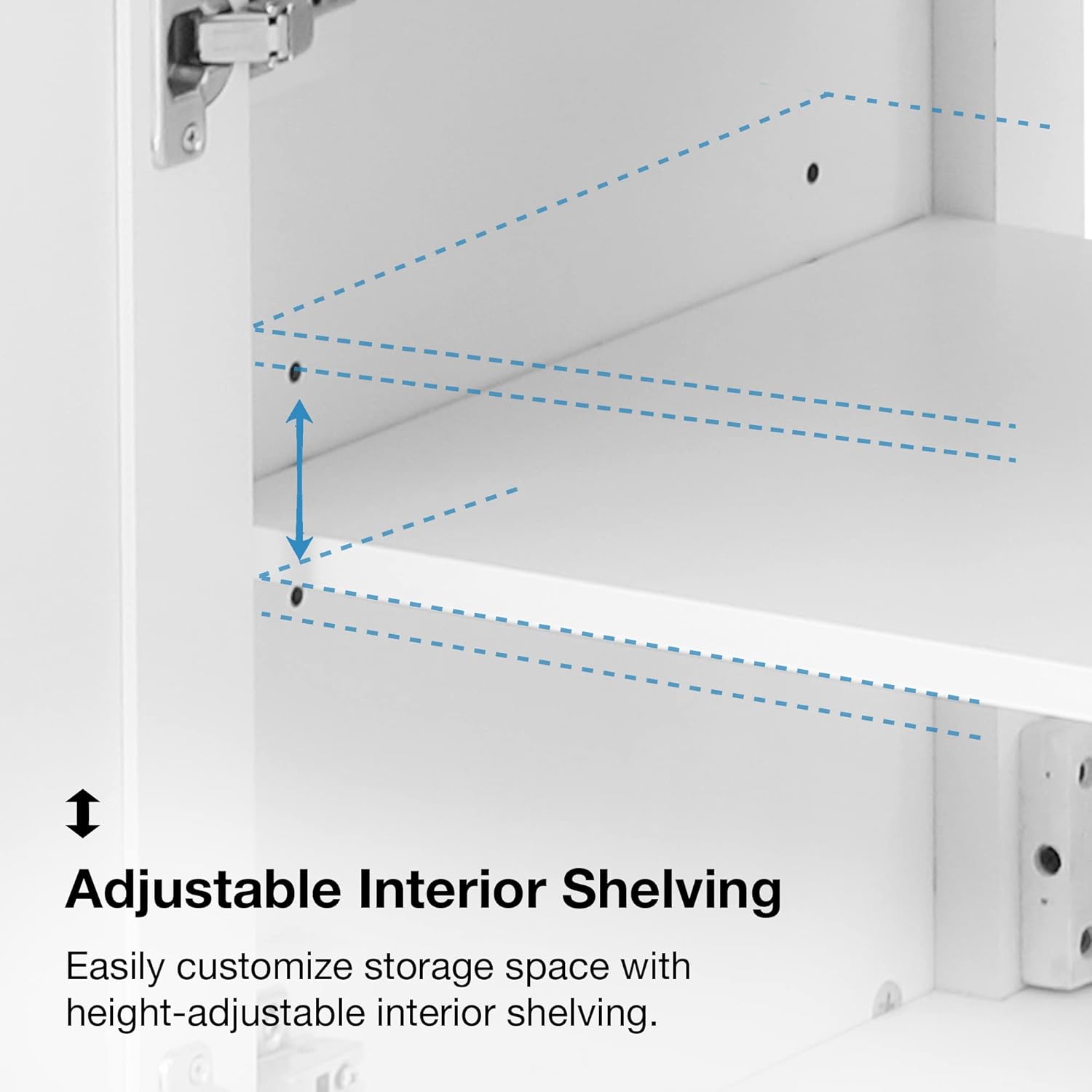 Ove Decors Vegas – Lavabo individual para encimera de mármol cultivado, 36 pulgadas, color azul medianoche