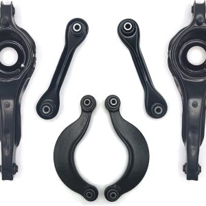 Juego de 6 brazos de control de localización de repuesto para Ford Focus SedanZX3 de 3 puertas y Ford Focus 2000-11 2000-06 Juego de 6 brazos de control de localización de repuesto para Ford Focus SedanZX3 de 3 puertas y Ford Focus 2000-11 2000-06