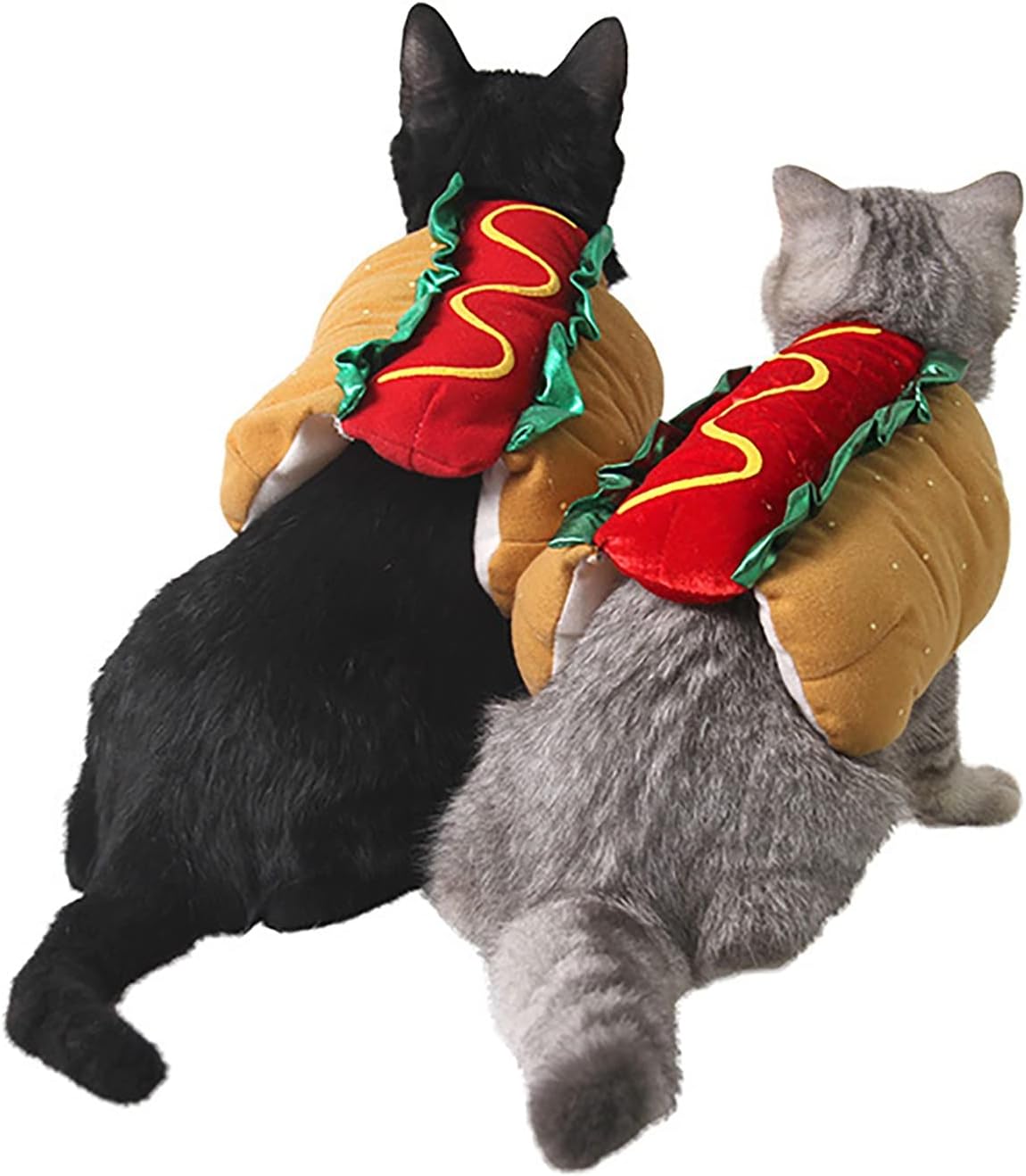 Disfraz de perros y cachorros, ropa de cosplay, disfraz de hamburguesa para fiesta de Halloween para decoración de mascotas, ropa de hamburguesa,