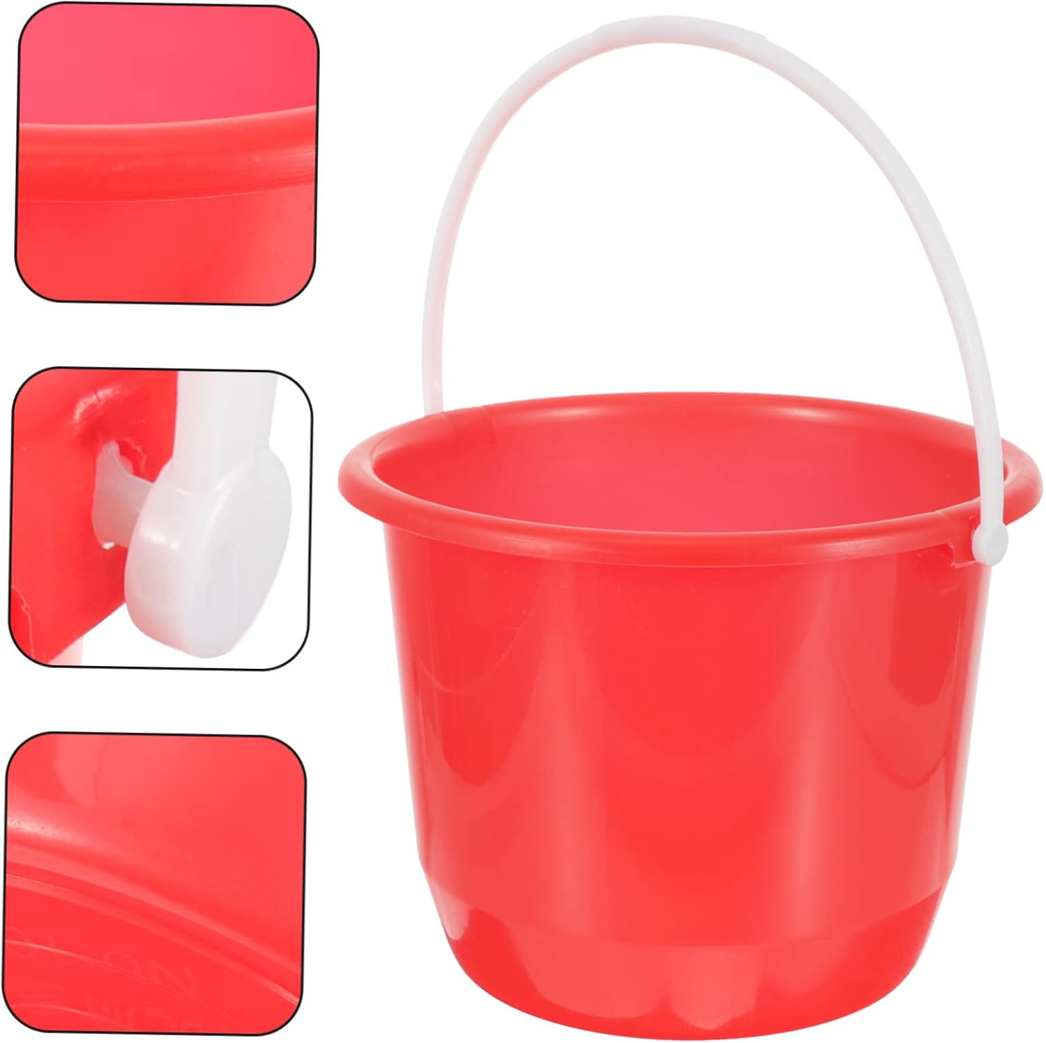 HOOTNEE Tinas de plástico Cubo de playa Bañera de plástico Cubo de agua para gatos Tina de lavado Cubo de agua de jardinería Cubo multiusos