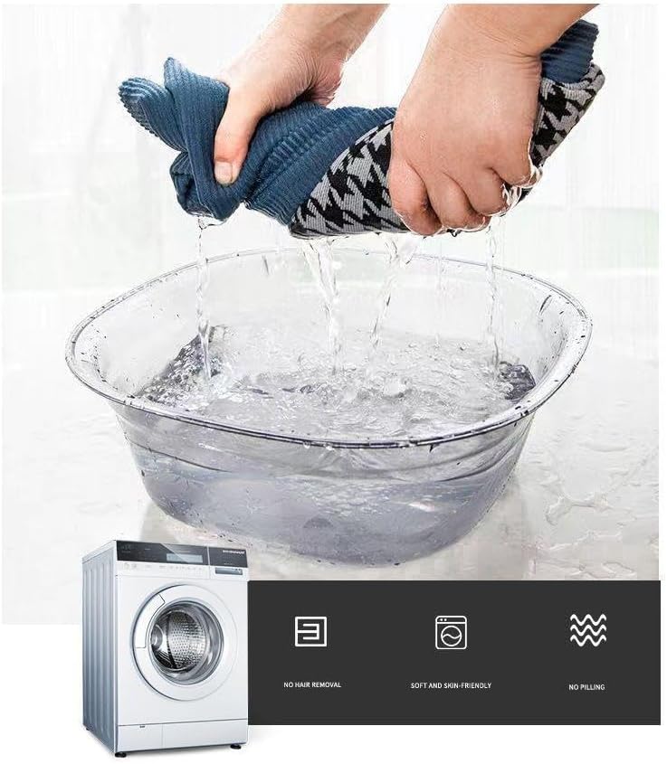 Protector de sofá de felpilla de felpa con pata de gallo, funda de sofá seccional para sofá, funda de cojín antiarañazos para mascotas y niños
