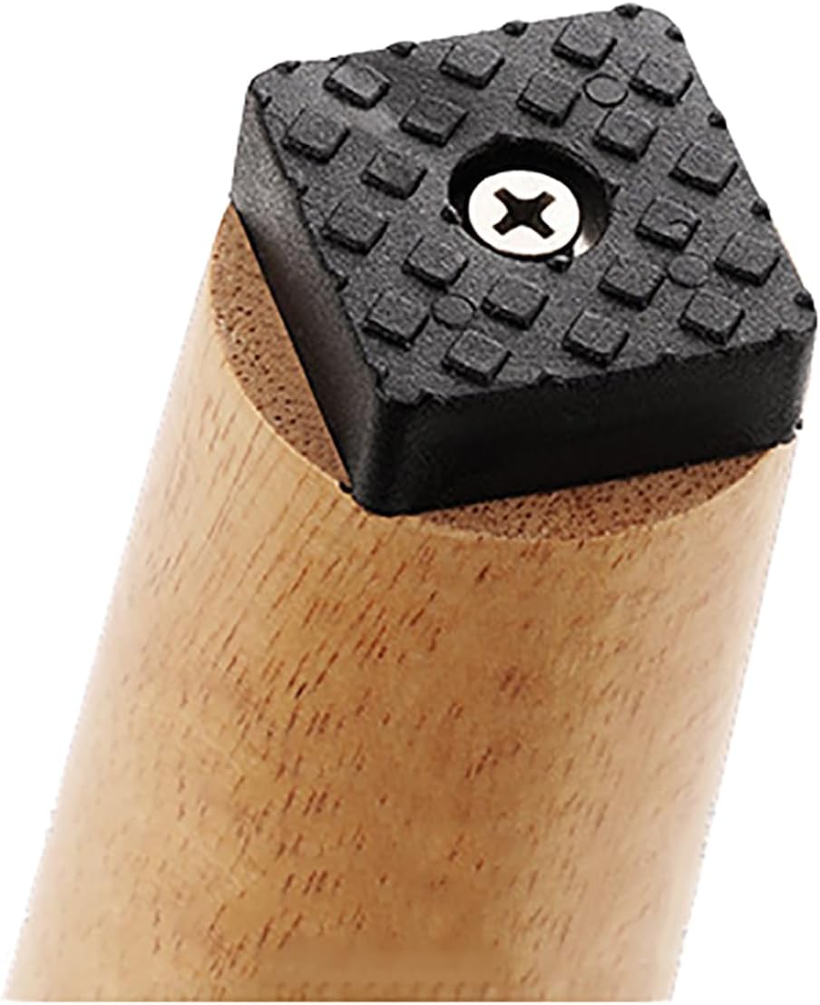 RLECS – 10 pies cuadrados de goma para muebles de 1.181 in x 1.181 in, forma cuadrada, color negro, antideslizantes, almohadillas de goma para patas