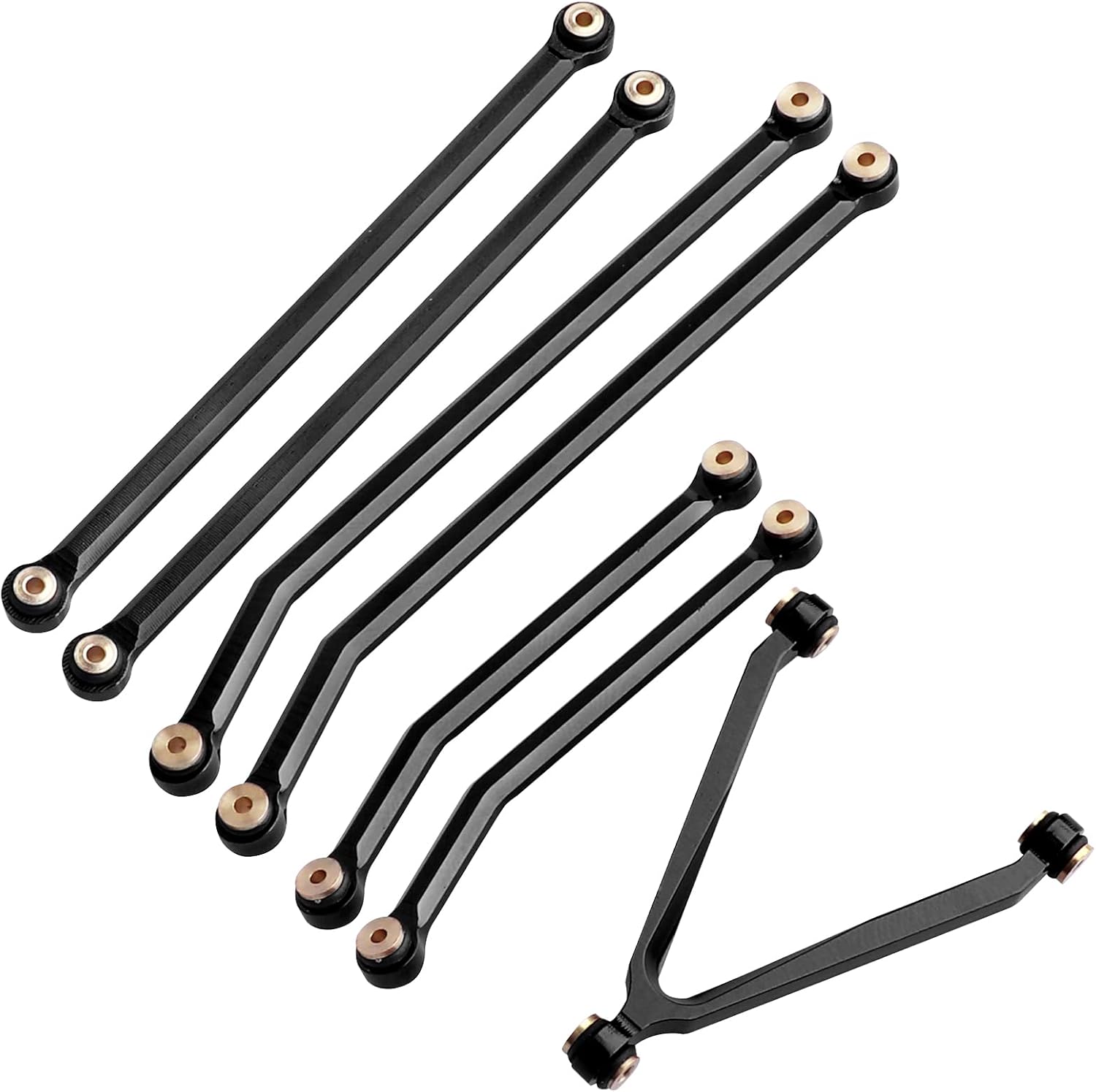 HobbyPark SCX24 Gladiator Links Set High Clearance Aluminio Dirección Varillaje para Axial SCX24 Gladiator Actualizaciones AXI00005 Piezas de