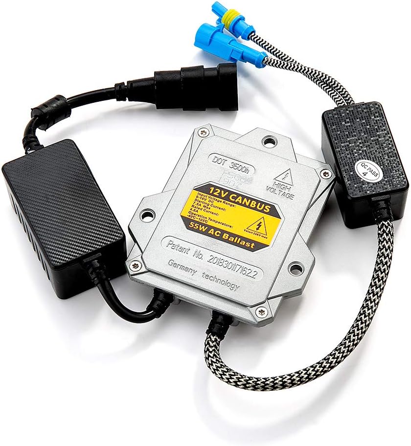HYB Canbus – Balasto digital HID delgado de 55 W, sin errores, cancelación de advertencia para bombilla HID H11 H7 H8 H9 H4 H1 9005 9006 ajuste