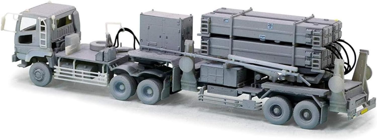 Aoshima JASDF Patriot PAC-3 Estación de lanzamiento – Kit de construcción de modelos de plástico # 9956