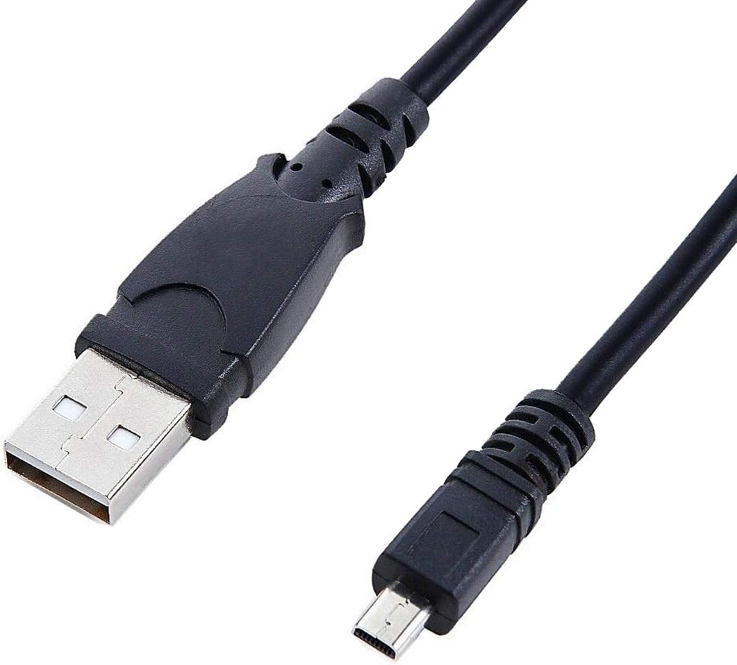 MaxLLTo Cable de carga USB extra largo de 5 pies para Nikon Coolpix S 205 Cámara