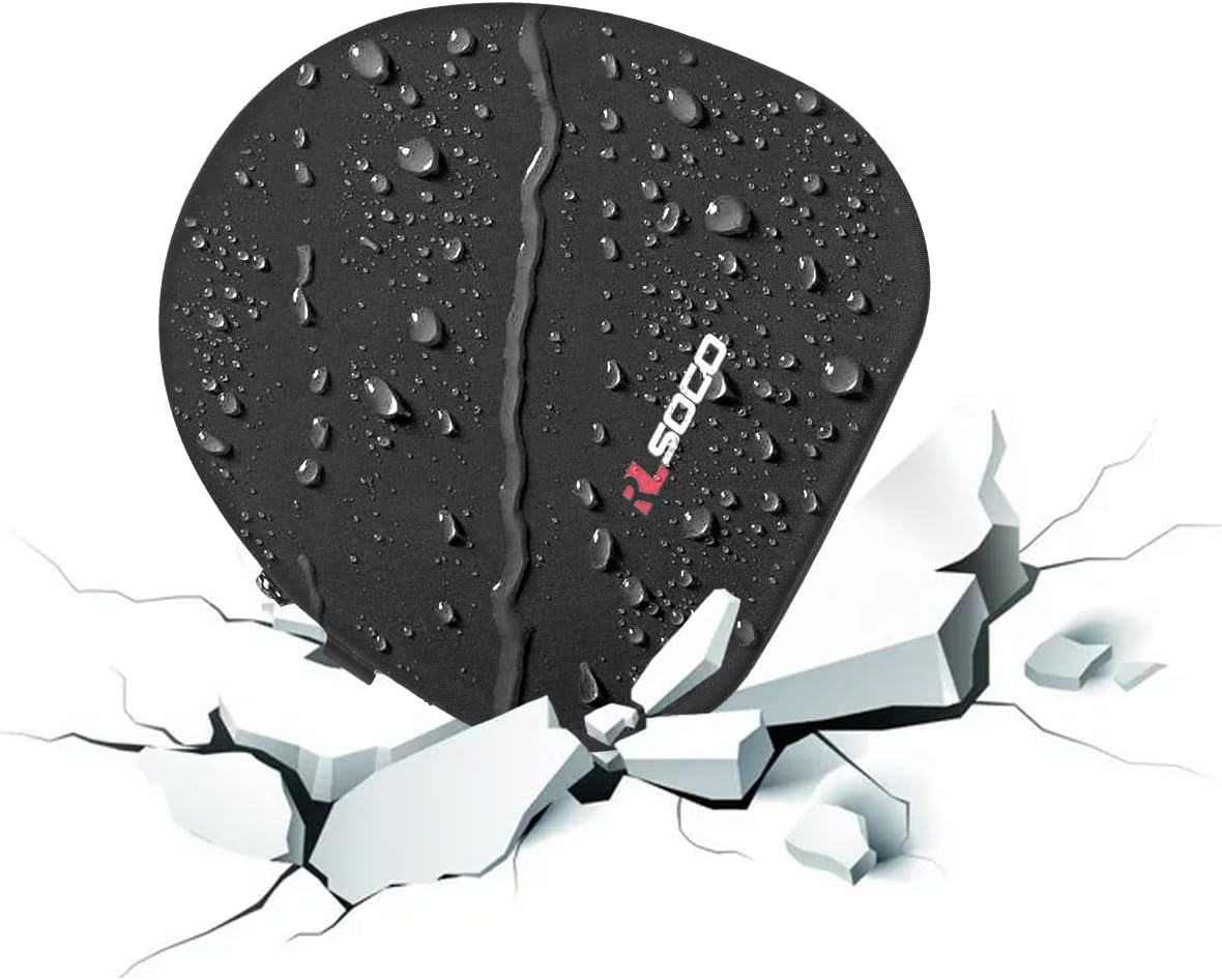 RLSOCO Funda rígida para auriculares inalámbricos Apple AirPods Max, bolsa de almacenamiento portátil para auriculares Bluetooth de viaje (negro)