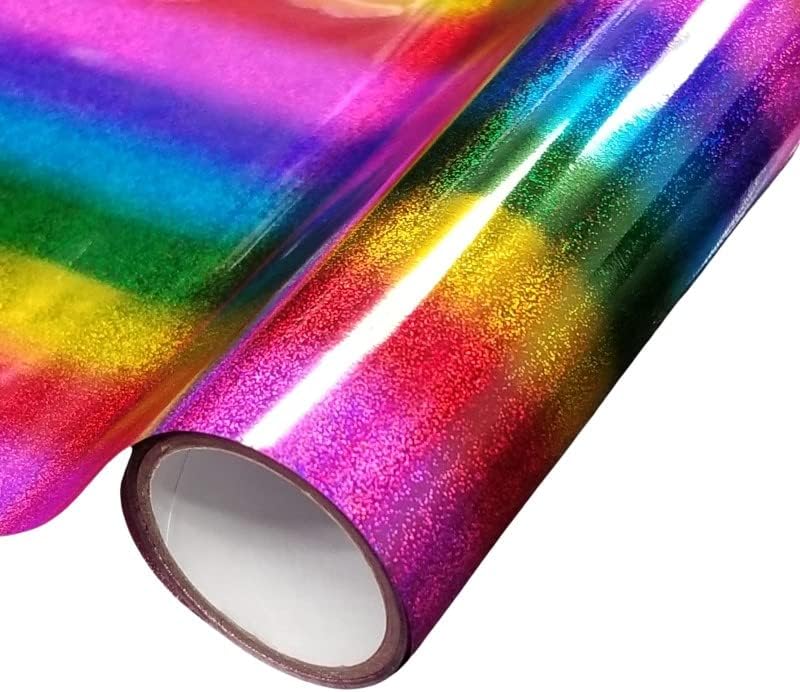 Hot Foils Rollo de 5 pulgadas x 15 pies  Rainbow Dreams  Uso con sistemas de lámina caliente, placas y troqueles