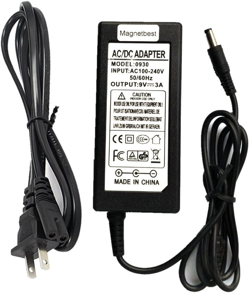 Cargador adaptador de CA de 9V 3A para LINE6 POD HD300 HD400 HD500 HD500X HD Bean DC-3G Fuente de alimentación con cable