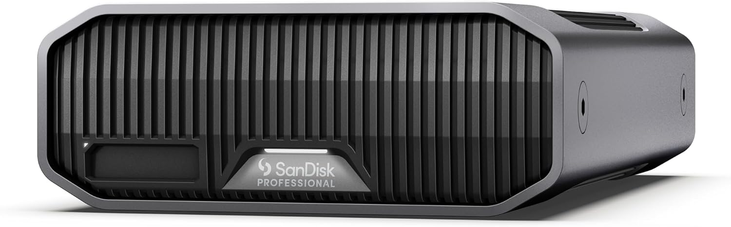 SanDisk Professional Proyecto G-Drive de 22 TB, disco duro externo, Thunderbolt 3, USB (10Gbps), disco duro Ultrastar de 7200 RPM, lectura de hasta