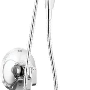 Delta Faucet Tetra Serie 17 Juego de grifo cromado de doble función con cabezal de ducha 2 en 1 In2ition con rociador de mano, juego de grifo de Delta Faucet Tetra Serie 17 Juego de grifo cromado de doble función con cabezal de ducha 2 en 1 In2ition con rociador de mano, juego de grifo de