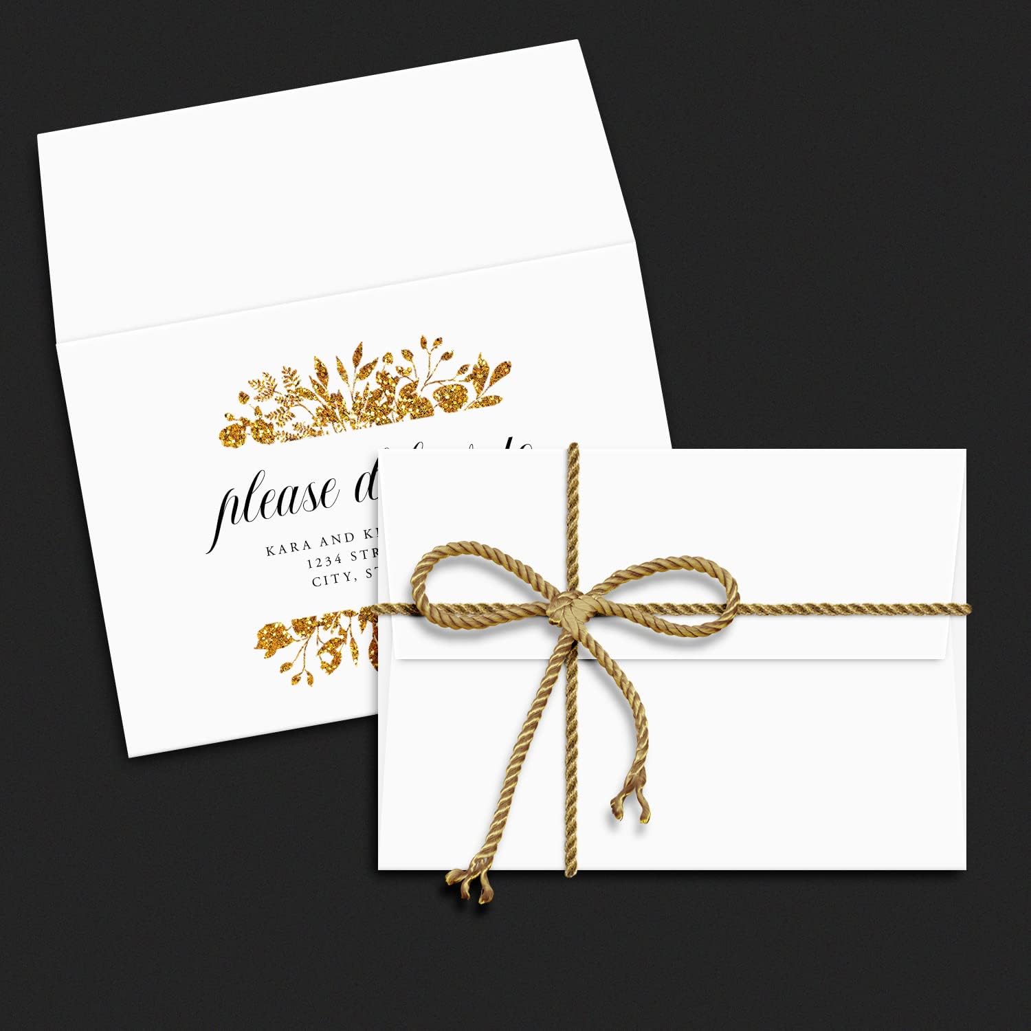 Sobres blancos A2, perfectos para tarjetas de felicitación de 4.25 x 5.5, invitaciones de boda, postales, fotos, solapa cuadrada engomada, paquete a