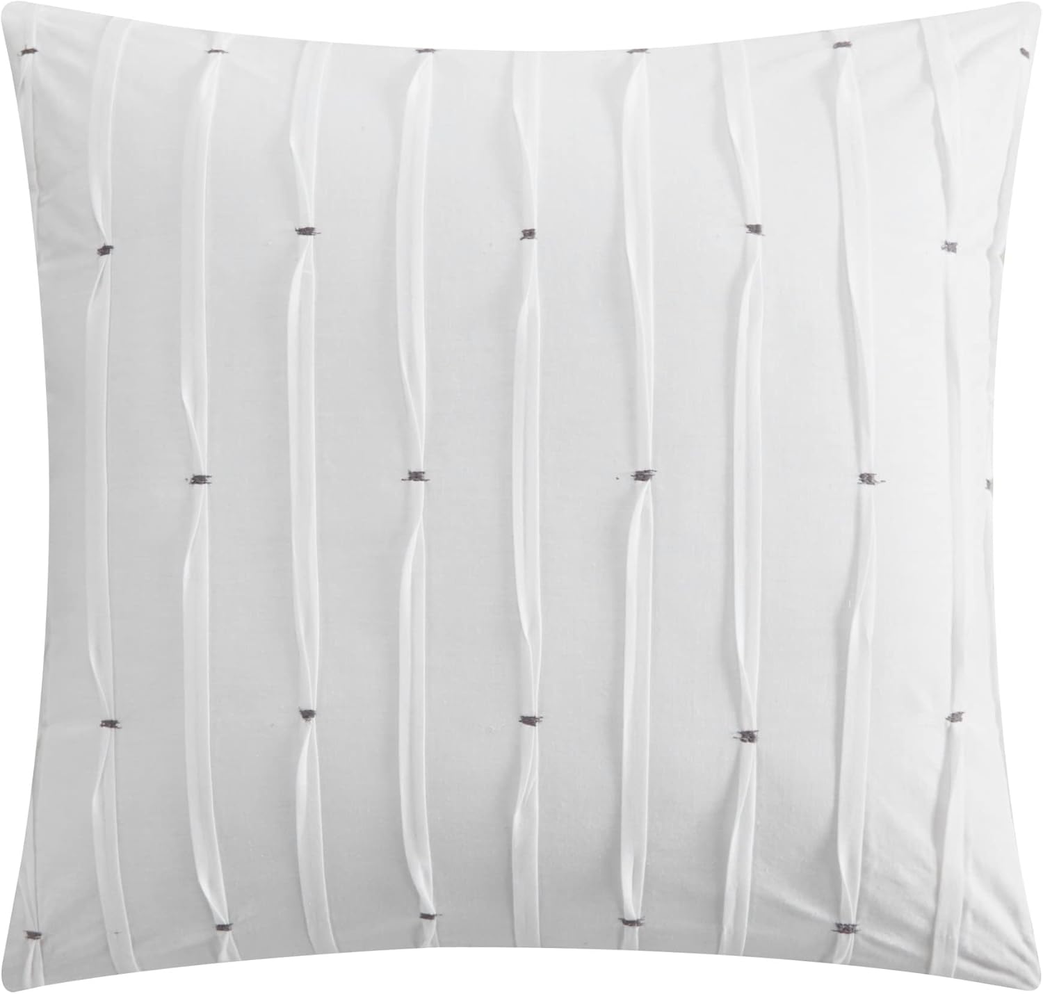 Chic Home Pacey – Juego de edredón de algodón jacquard de 5 piezas, ropa de cama bordada con medallón, fundas de almohada decorativas incluidas,