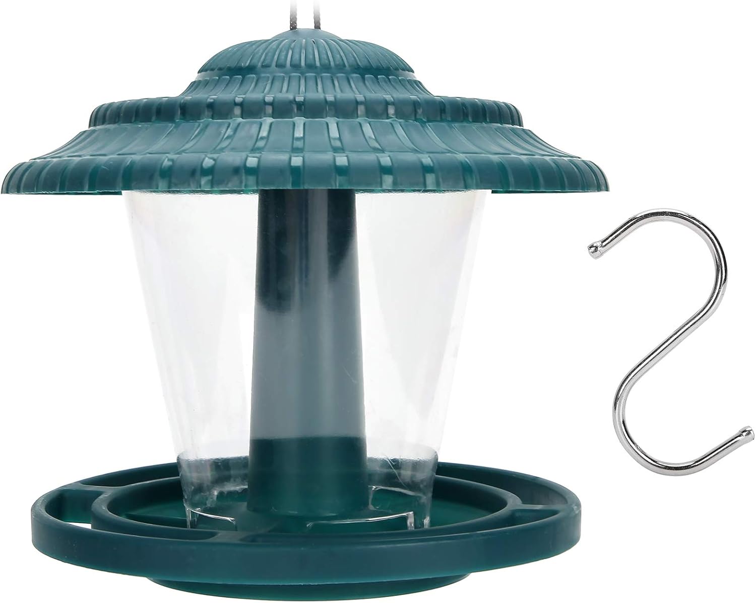 Fydun Comedero colgante transparente impermeable para exteriores, balcón, jardín, para hombres y mujeres