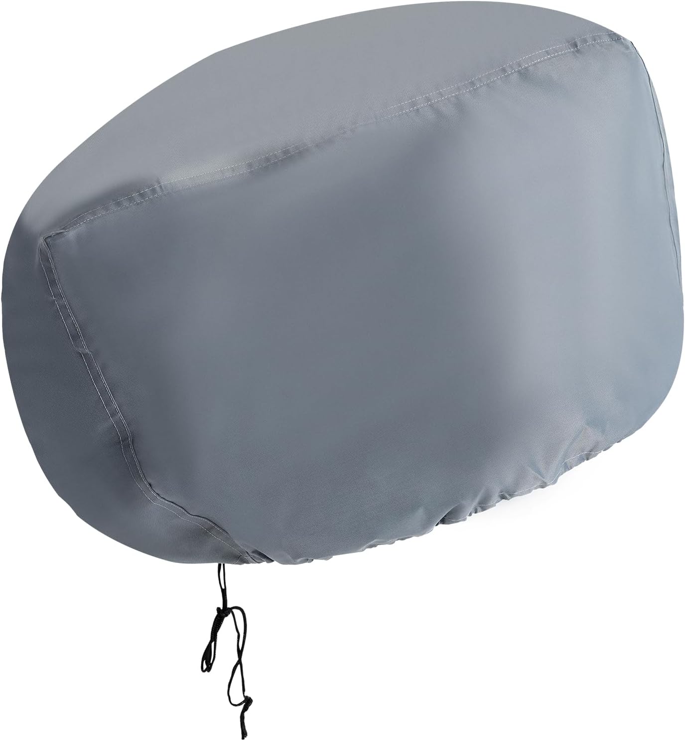 WenDissy Cubierta para motor de barco, cubierta impermeable 420D para capó motor fuera de borda, apta para motores de hasta 15-20 HP, color gris