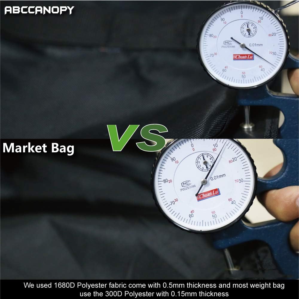 ABCCANOPY – Pesos de anclaje para tienda de campaña, 4 unidades, color blanco