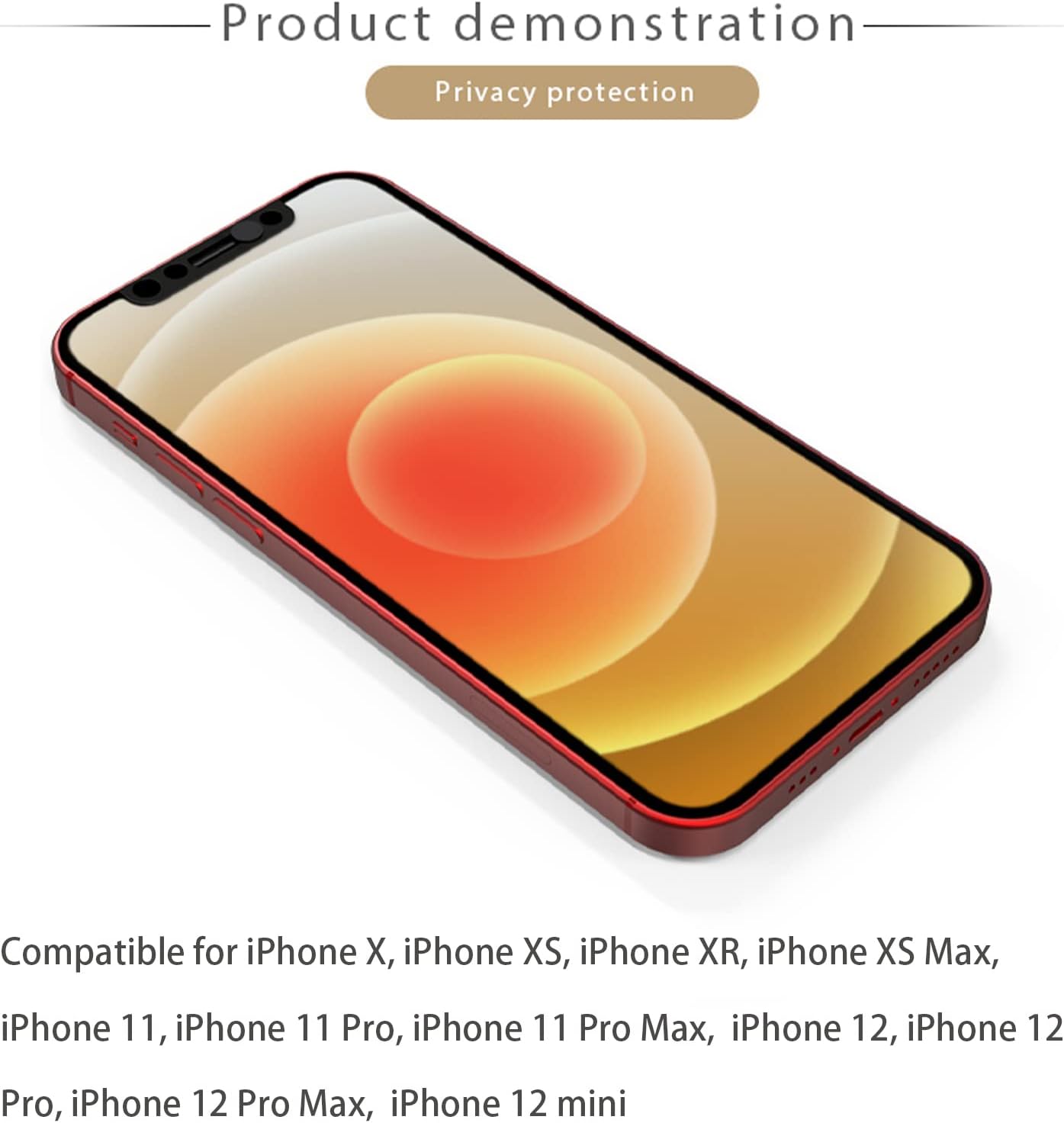 Funda para lente de cámara compatible con iPhone 11, incluye funda para cámara frontal de iPhone, protege la privacidad y la seguridad, pero no
