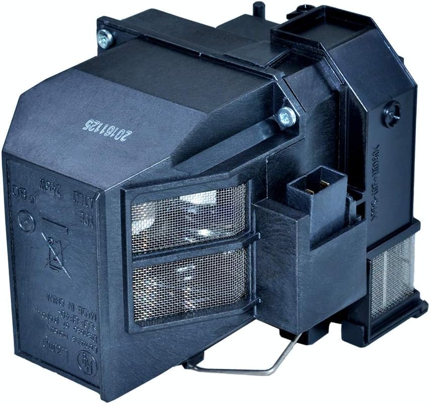 AWO Bombilla de repuesto con carcasa para EPSON ELPLP90  ELPLP91 EB-670, EB-675W, EB-675WI, EB-680WI, EB-680S, EB-685Wi, EB-685WS, EB-685WT,