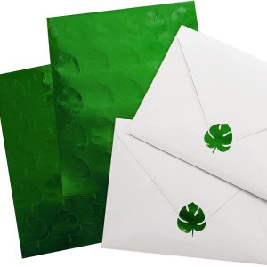 Whaline 500 calcomanías de Monstera de papel de aluminio verde, autoadhesivas, hojas de Monstera, calcomanías de hojas de plantas tropicales para Whaline 500 calcomanías de Monstera de papel de aluminio verde, autoadhesivas, hojas de Monstera, calcomanías de hojas de plantas tropicales para