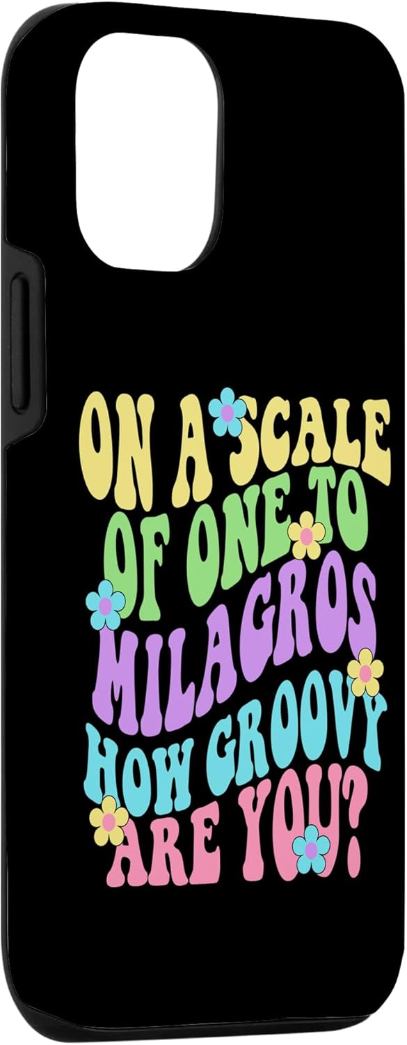 iPhone 13 MILAGROS Cute Retro Girls Groovy MILAGROS Personalized Name Case
