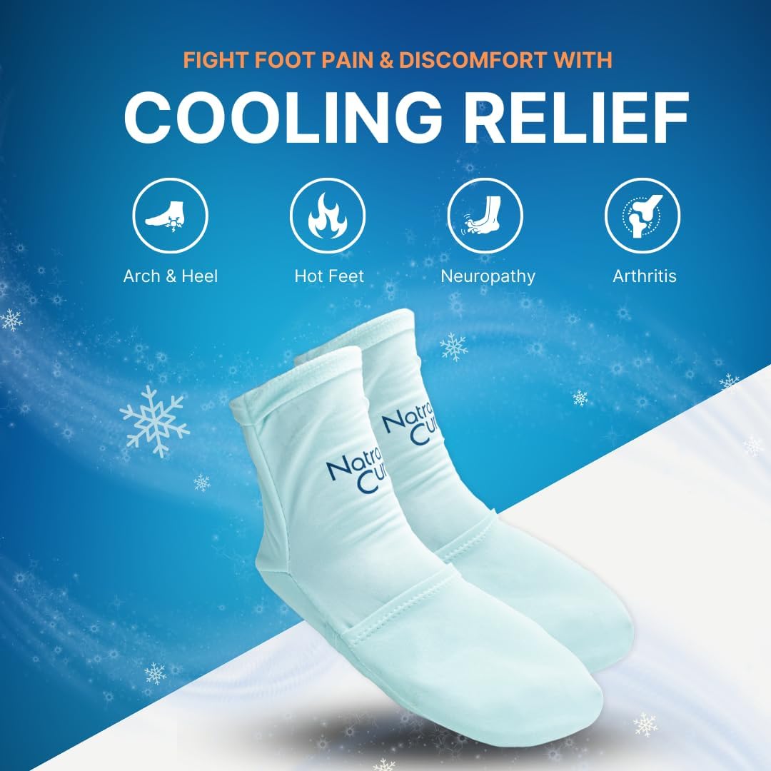 natracure calcetines de terapia fría (SmallMedium) (a705-cat), BOOTIES TURQ – 705, S  M, Turquoise, 1, 1