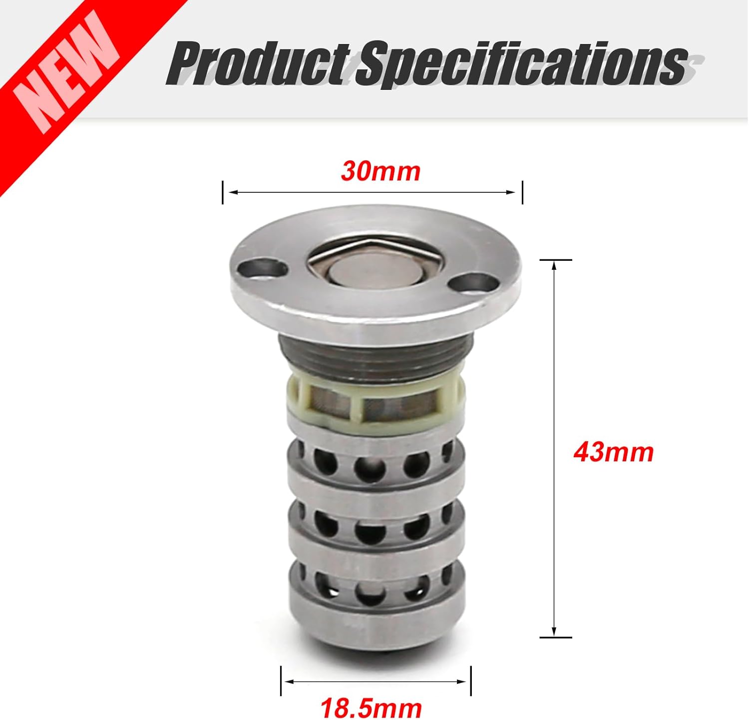Válvula de control del árbol de levas del motor M20VVT válvula de control de aceite de sincronización variable (VVT) Reemplazo para Audi Volkswagen