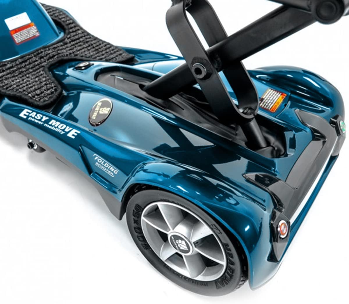 EV Rider Transport M EZ (Easy Move) S19M Fold – Scooter eléctrico plegable manual para adultos, personas mayores, discapacitados, peso ligero, para