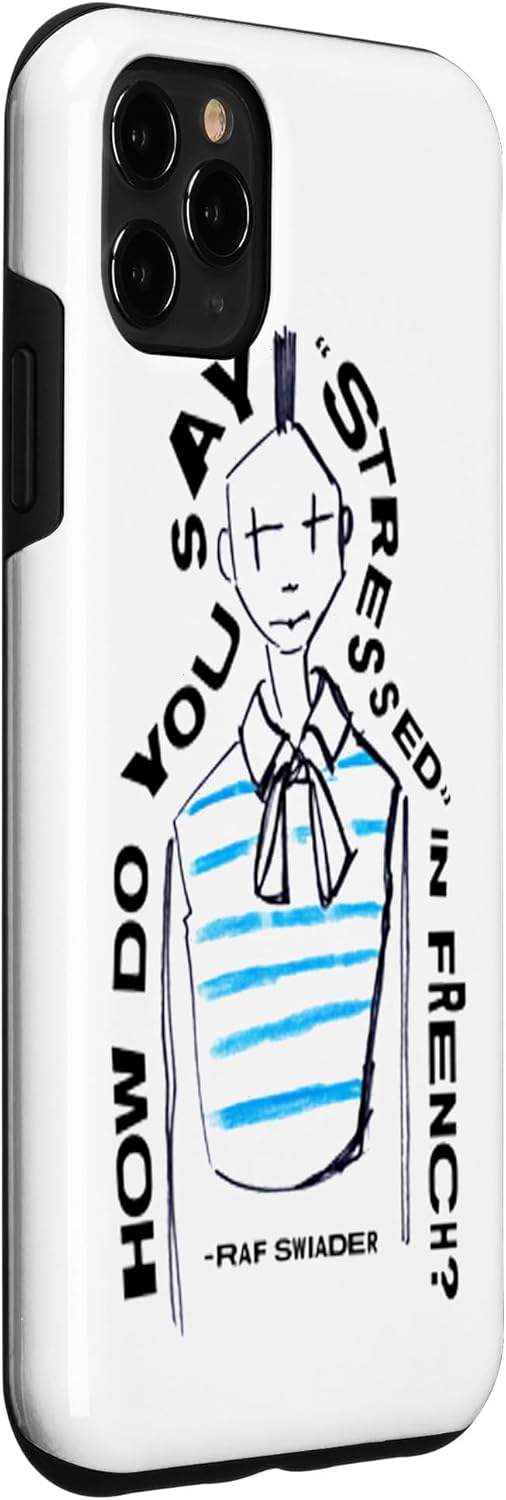 Marca Tienda  Making the Cut iPhone 11 Pro Max “How do you say ‘stressed’ in francés” Funda de diseño