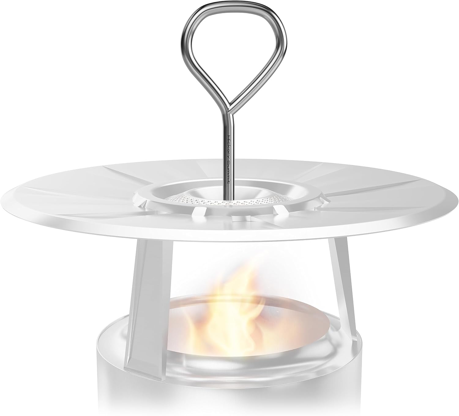 Hickory Summit Mango para deflector de calor de estufa individual – Compatible con deflector de estufa Yukon, Bonfire, Canyon y Ranger Solo Stove –