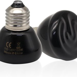 Mini lámpara de calor para reptiles, emisor de calor de cerámica infrarroja de 25 W, bombillas de calor de reptiles sin emisión de luz, lámpara de Mini lámpara de calor para reptiles, emisor de calor de cerámica infrarroja de 25 W, bombillas de calor de reptiles sin emisión de luz, lámpara de