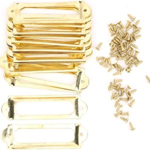 20 soportes metálicos para etiquetas de biblioteca, marca de etiquetas de cajón, letreros retro para cajones de bricolaje, accesorio de notas, 20 soportes metálicos para etiquetas de biblioteca, marca de etiquetas de cajón, letreros retro para cajones de bricolaje, accesorio de notas,