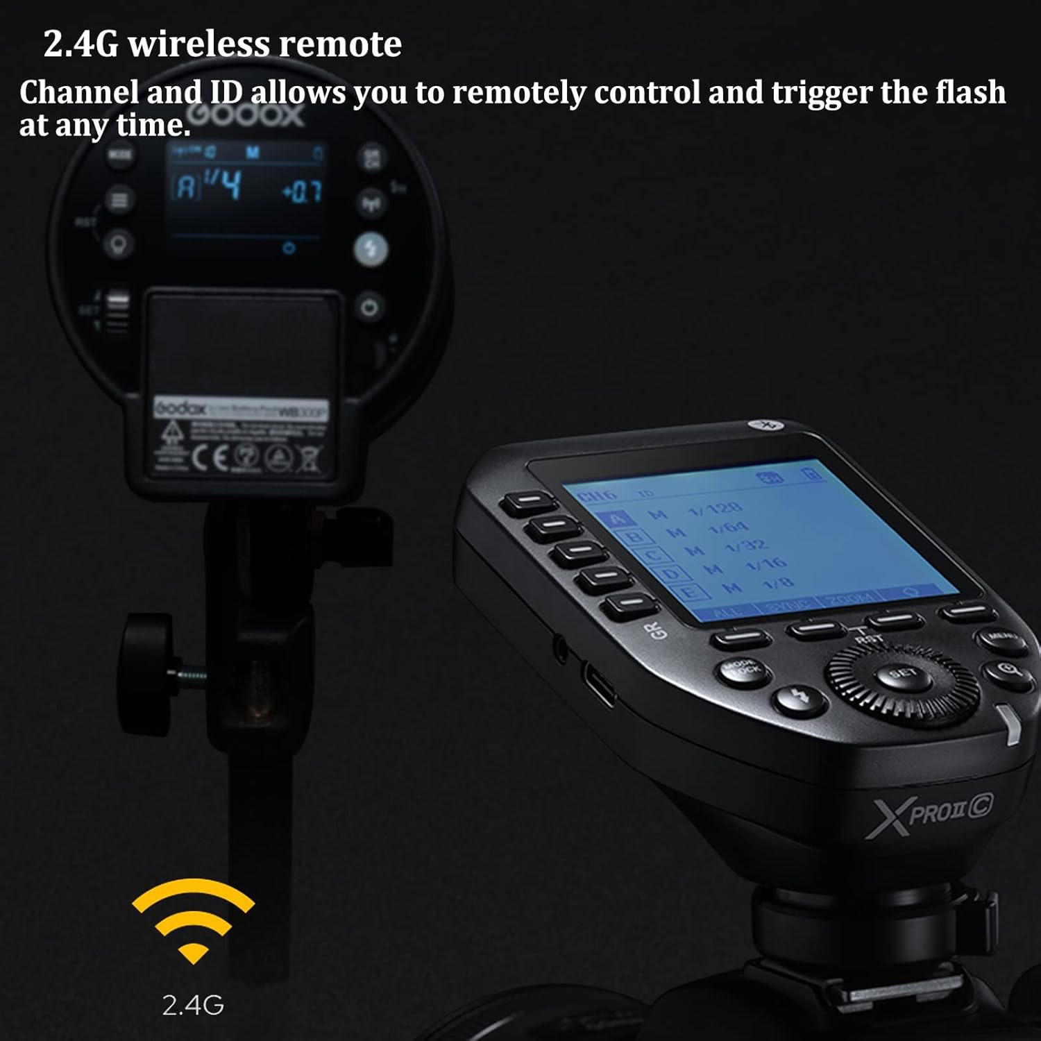 GODOX Disparador de flash inalámbrico XProII-N TTL para cámaras Nikon, 2.4G 18000s HSS, Bluetooth incorporado para control de aplicación de