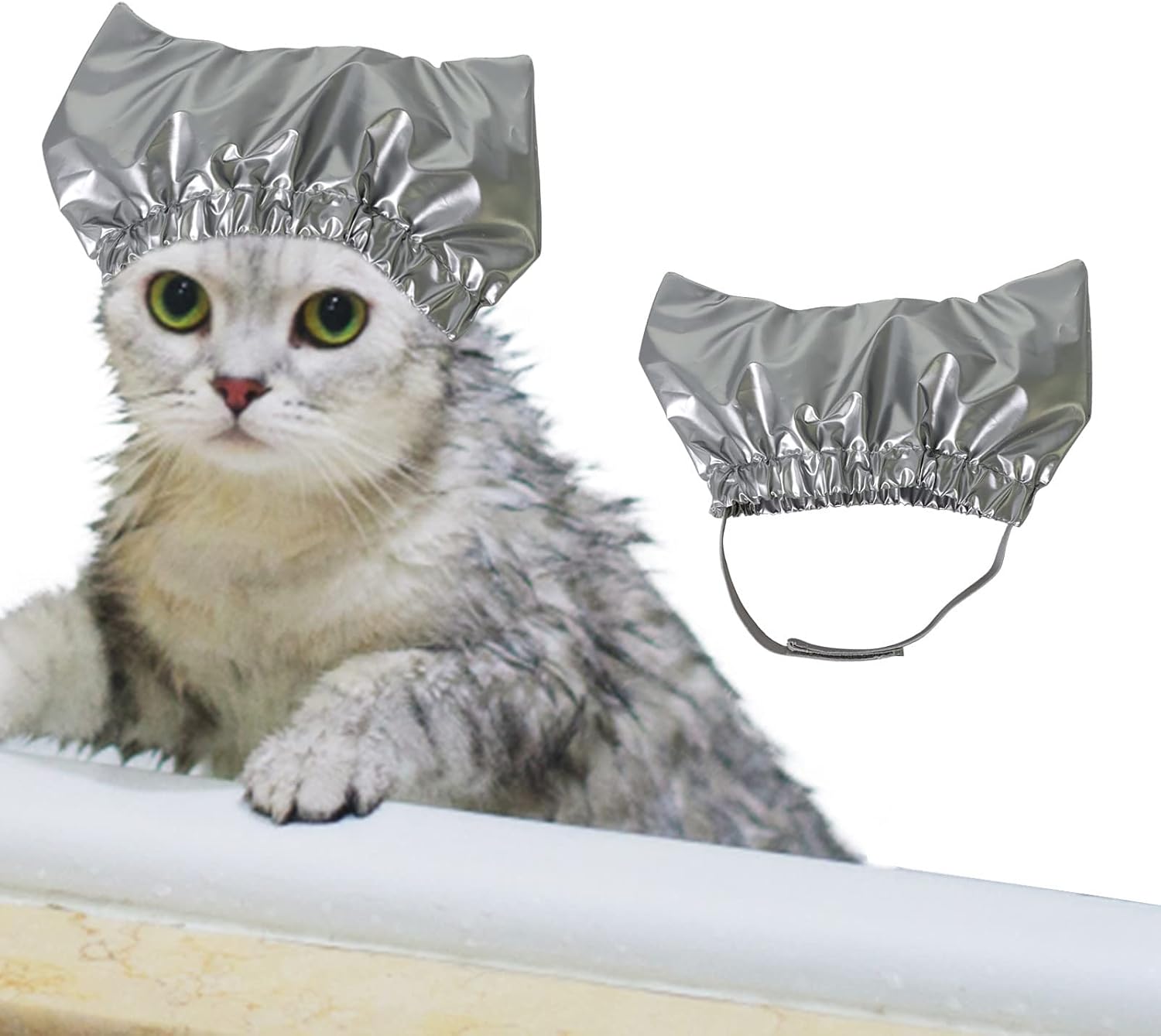 Disfraces de perro para perros medianos para orejas, gorra S con correa ajustable, ducha fija para mascotas, ducha, ducha, gorro para mascotas,