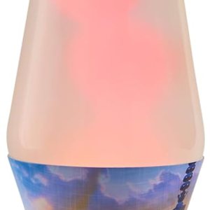 Spencer’s Peach Sunset Pagoda – Lámpara de lava de 14.5 pulgadas  Base de diseño de pagoda Sunset  Líquido transparente  Cera de melocotón Spencer’s Peach Sunset Pagoda – Lámpara de lava de 14.5 pulgadas  Base de diseño de pagoda Sunset  Líquido transparente  Cera de melocotón